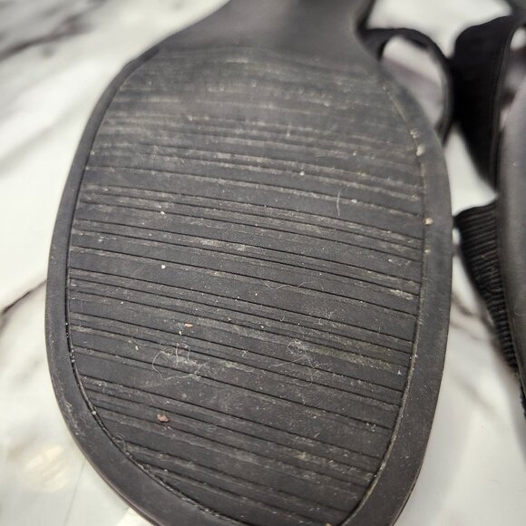 PENMAN WOMENS BLACK SIZE 7 - 8 LOW HEEL SANDALS - Picture 10 of 11